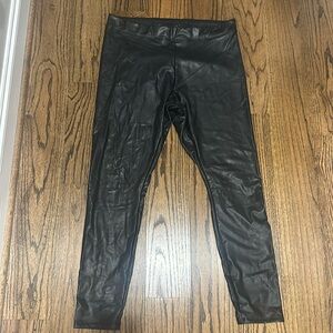 Express faux leather pants